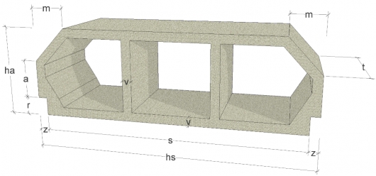 Bovedillas de Hormigón 62x20x20xNR